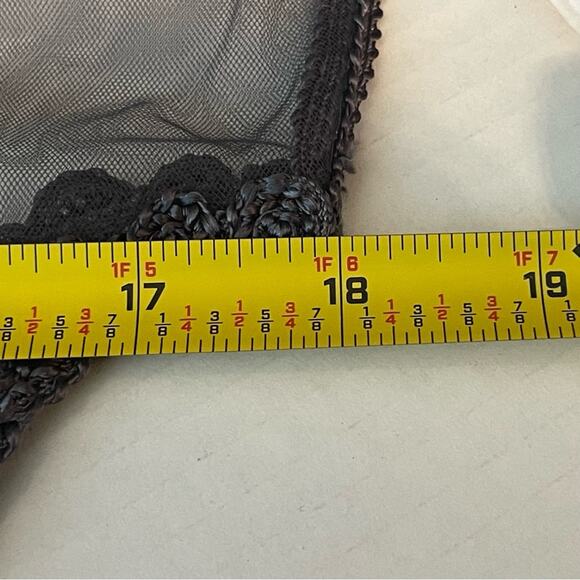 Pretty Angel Gray Lace Sheer Embroidered Fairy Whimsical Tunic Top NWT Size M - Picture 9 of 10